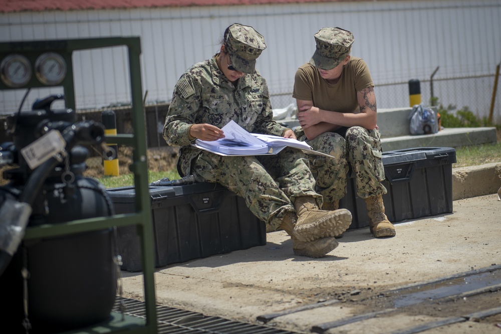 NMCB-133 Seabees Test Lightweight Water Purification System