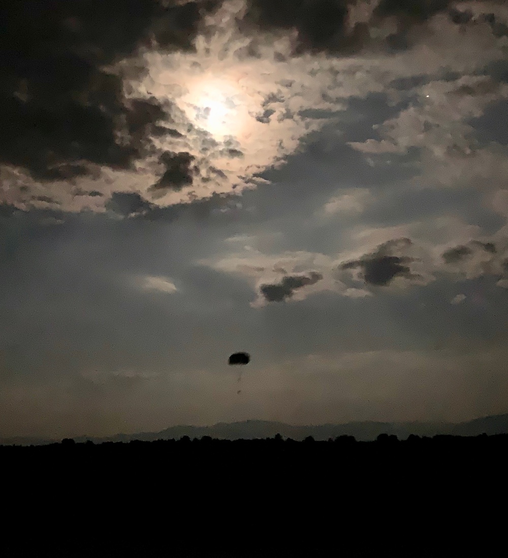 Night Airborne operations during Swift Response 2019