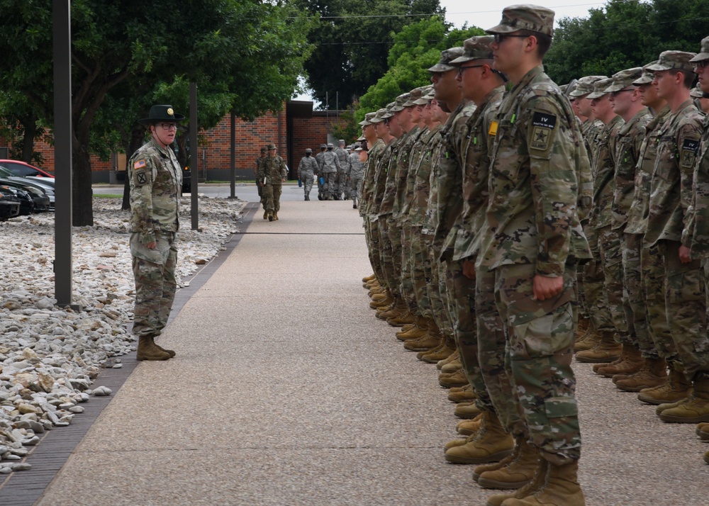 344th MI BN drill sergeants foster Goodfellow mission