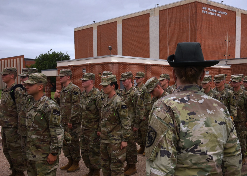 344th MI BN drill sergeants foster Goodfellow mission