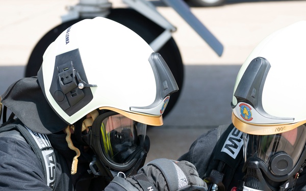 Czech Firefighters Train with 155th Air Refueling Wing