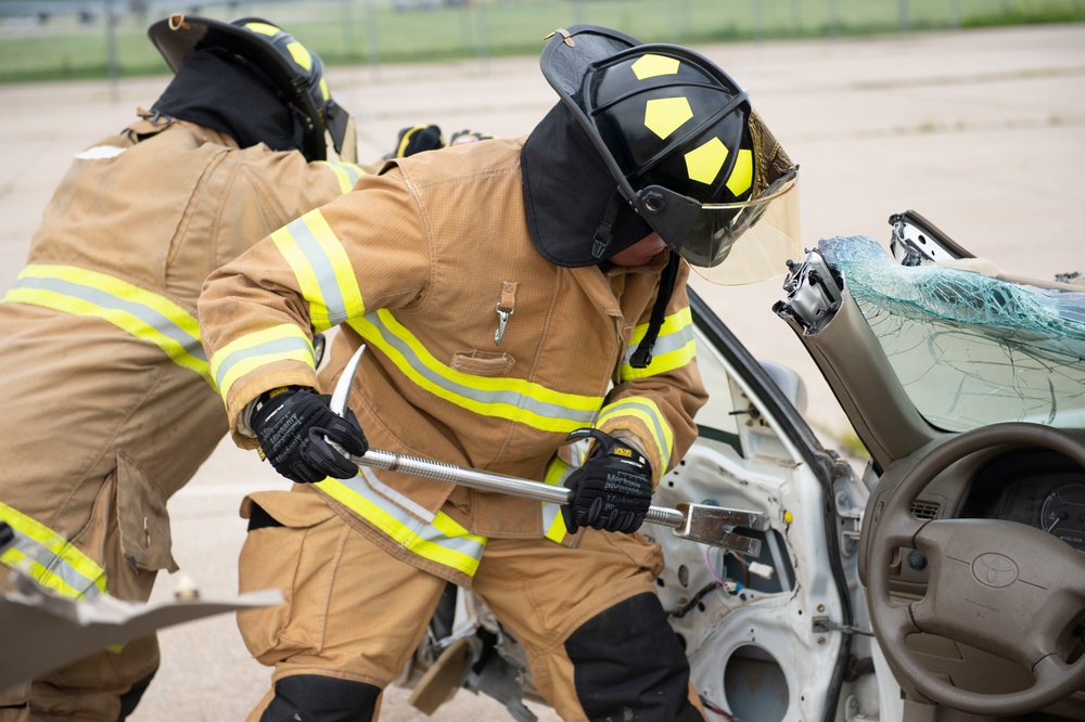 Czech Firefighters Train with 155th Air Refueling Wing