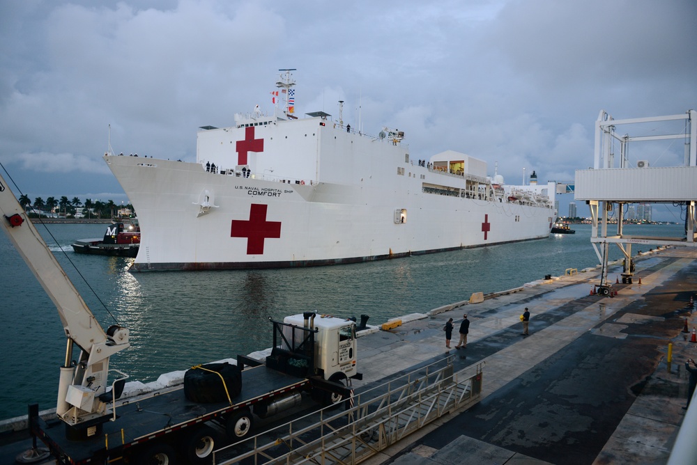 USNS Comfort at PortMiami