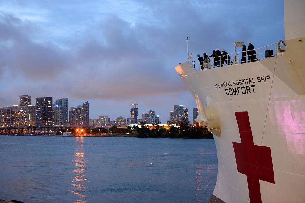 USNS Comfort at PortMiami
