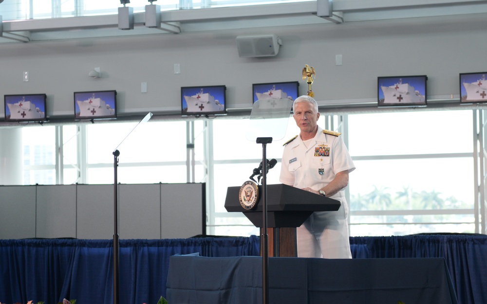 USNS Comfort press event at PortMiami