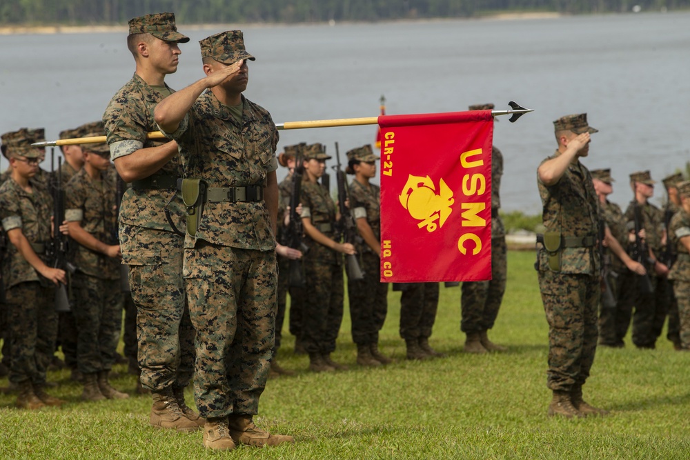 CLR-27 Change of Command