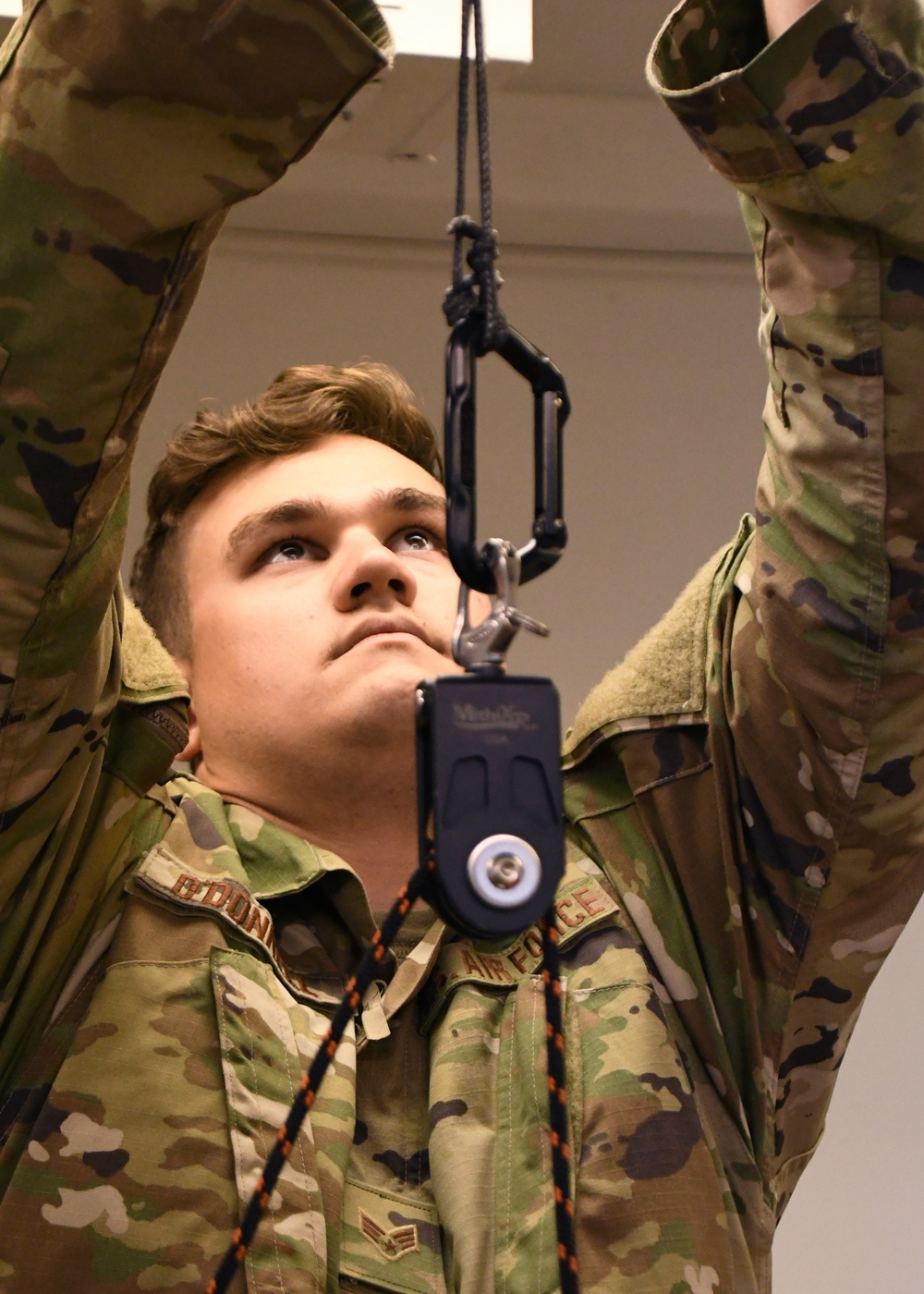 Explosive Ordnance Disposal technicians participate in a domestic operations round robin exercise