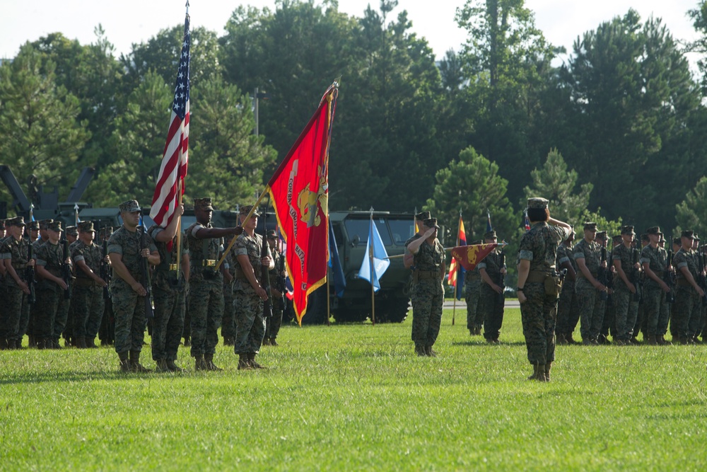 Combat Logistics Battalion 2 change of command