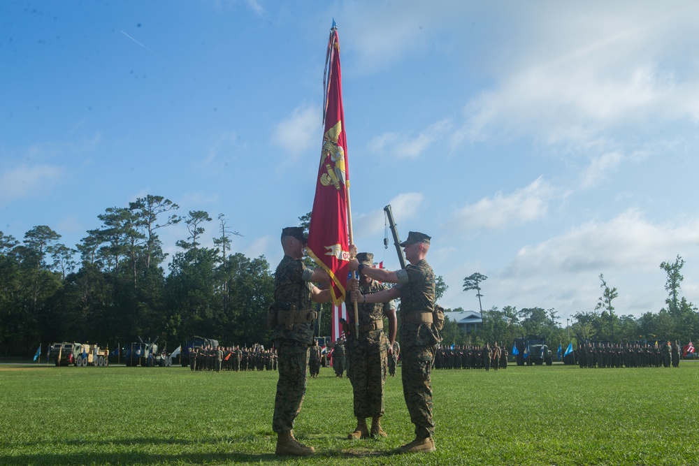 Combat Logistics Battalion 2 change of command