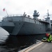 USS Mount Whitney Arrives At Naval Base Kiel-Tirpitzhafen