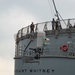 USS Mount Whitney Arrives At Naval Base Kiel-Tirpitzhafen