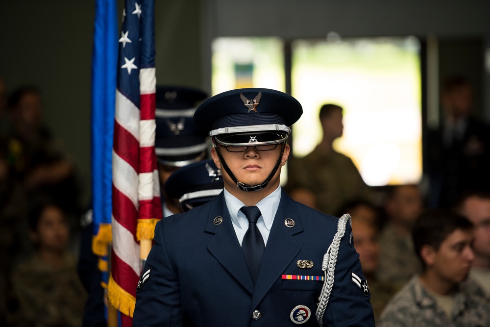 422nd Security Forces Squadron Change of Command