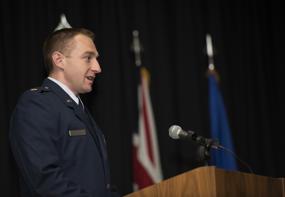 422nd Security Forces Squadron Change of Command