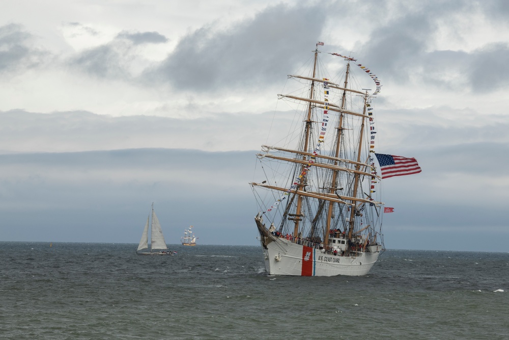 USCGC Eagle at Tall Ships Festival in the Netherlands