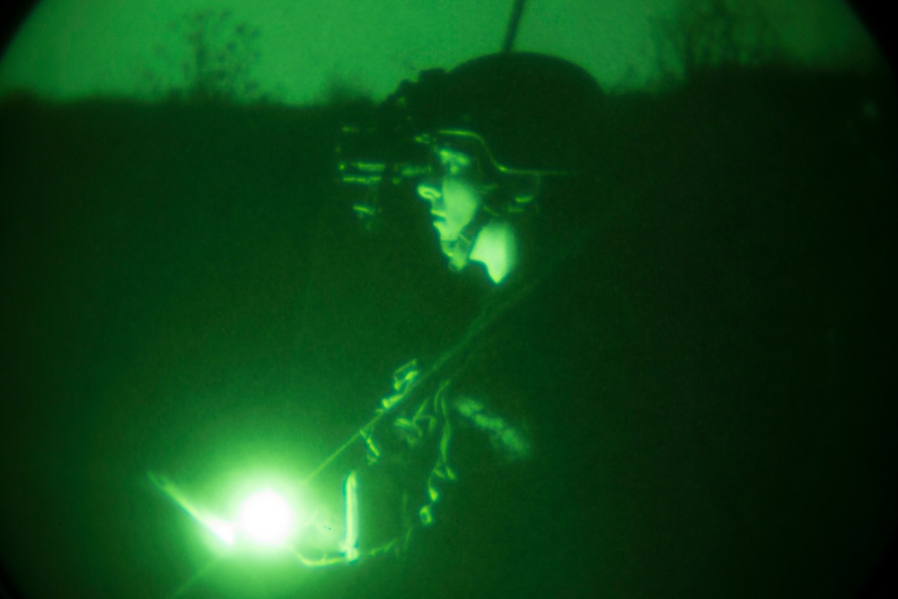 Ground Combat Element Trains in Low Light