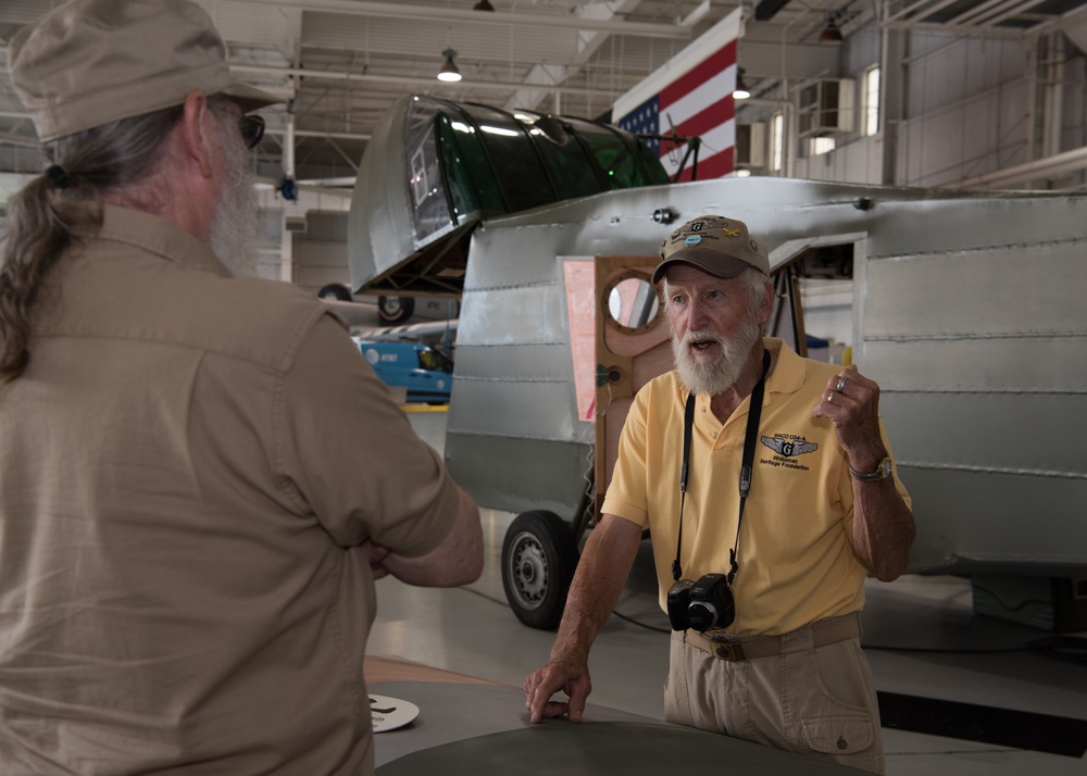 Whiteman AFB displays CG-4A WACO glider restoration at Wings Over Whiteman air and space expo