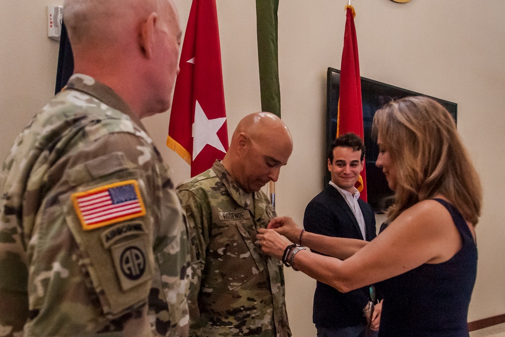 Rosende earns second star as Army Reserve Staff, Chief of Staff