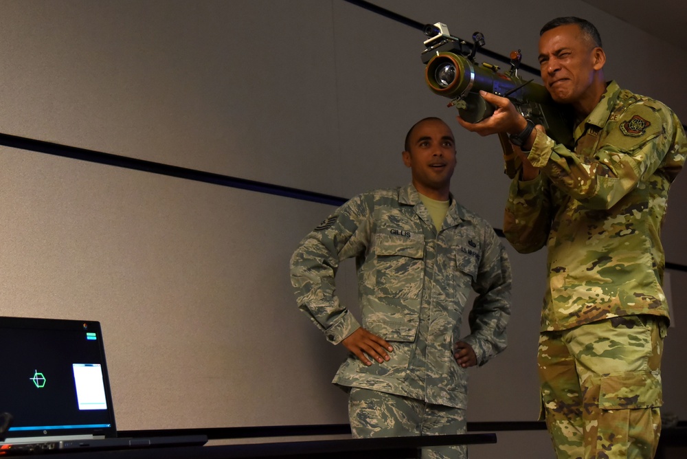 AMC command chief visits the U.S. Air Force Expeditionary Center