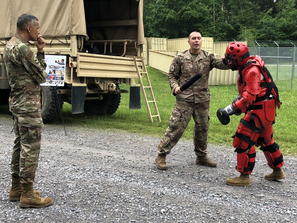 AMC command chief visits the U.S. Air Force Expeditionary Center