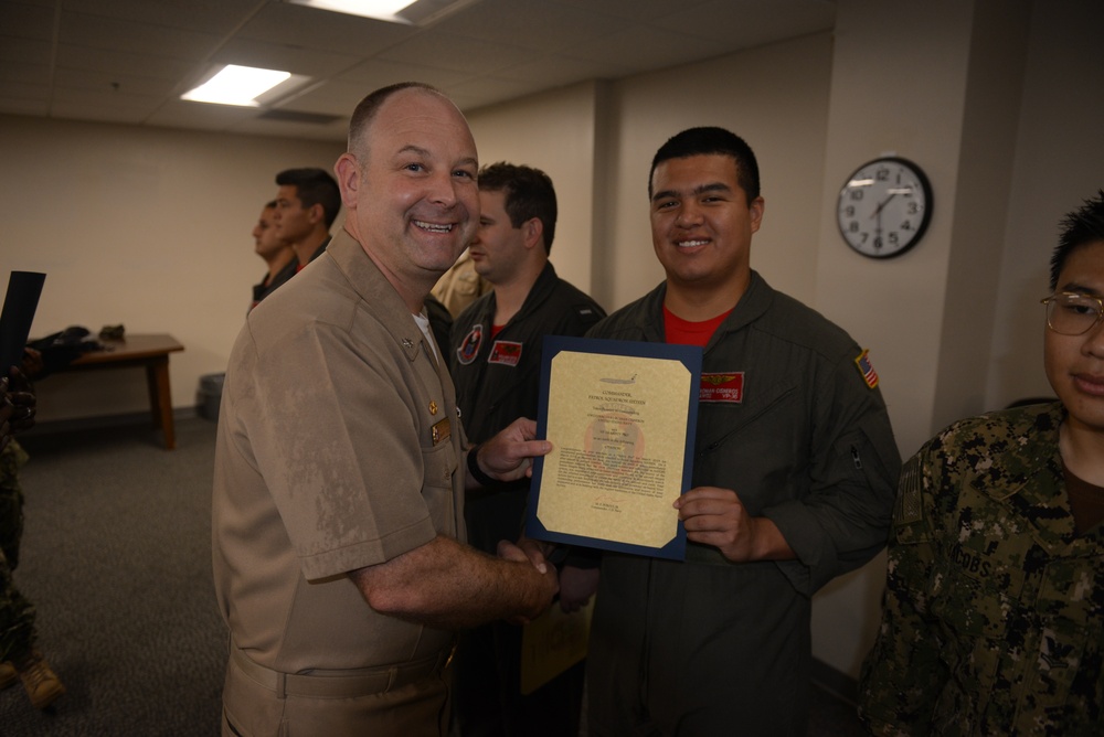 Awards Quarters for deserving Sailors