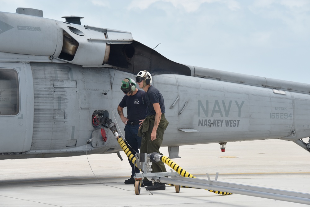 Hot refueling at NAS Key West