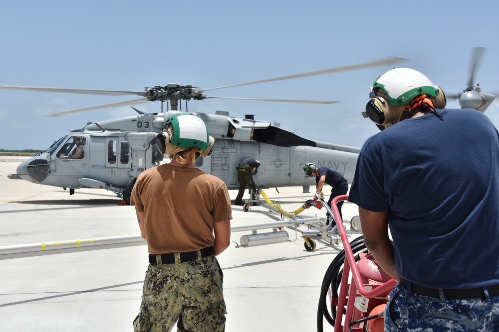 Hot refueling at NAS Key West