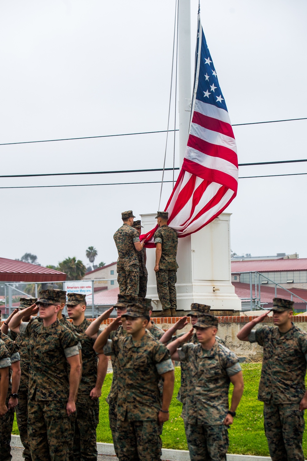 Morning Colors Ceremony
