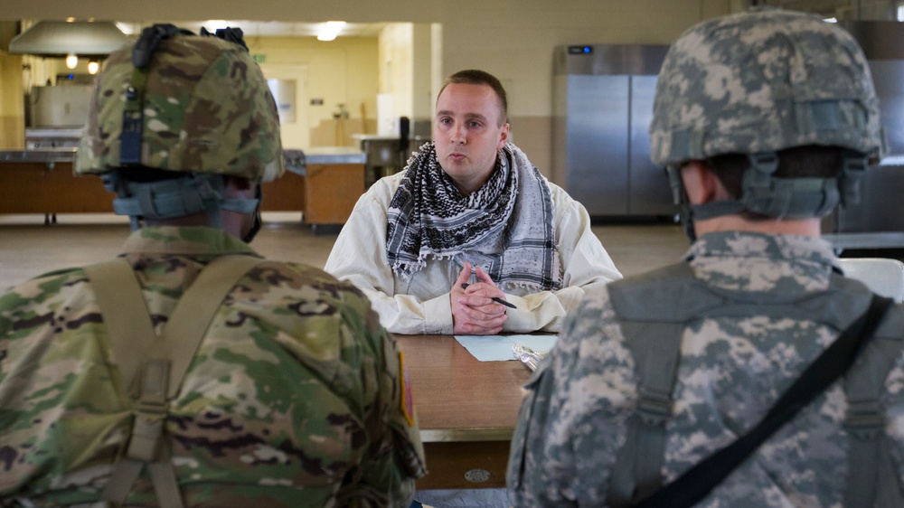 Civil Affairs Soldiers Train with Roleplaying Scenarios