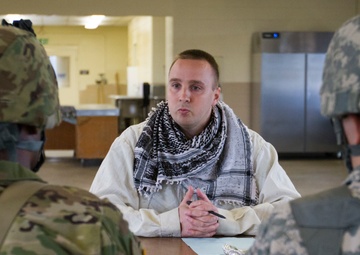 Civil Affairs Soldiers Train with Roleplaying Scenarios