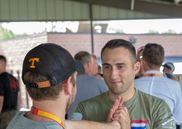 Key Leaders and Educators learn Marine Corps Martial Arts at the Martial Arts Center of Excellence