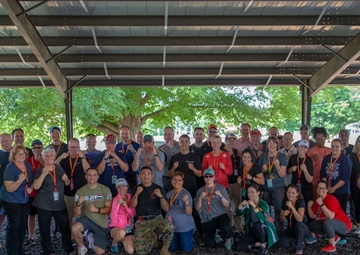 Key Leaders and Educators learn Marine Corps Martial Arts at the Martial Arts Center of Excellence