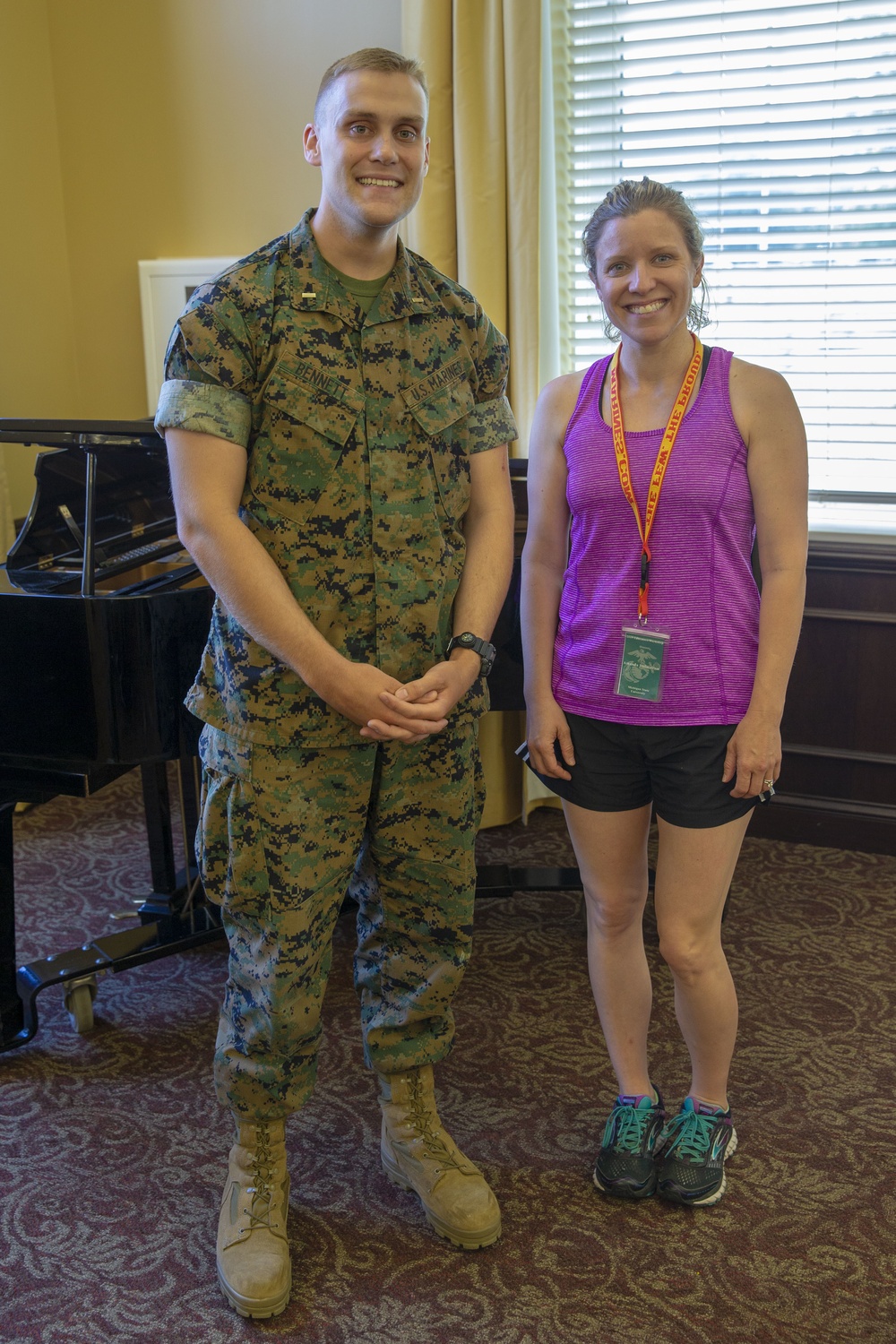 Key Leaders and Educators have lunch with the Lieutenants at The Basic School
