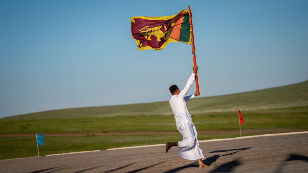 Sri Lanka performs cultural event for participating nations of Khaan Quest 2019