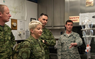 European partnership flight visits Spangdahlem