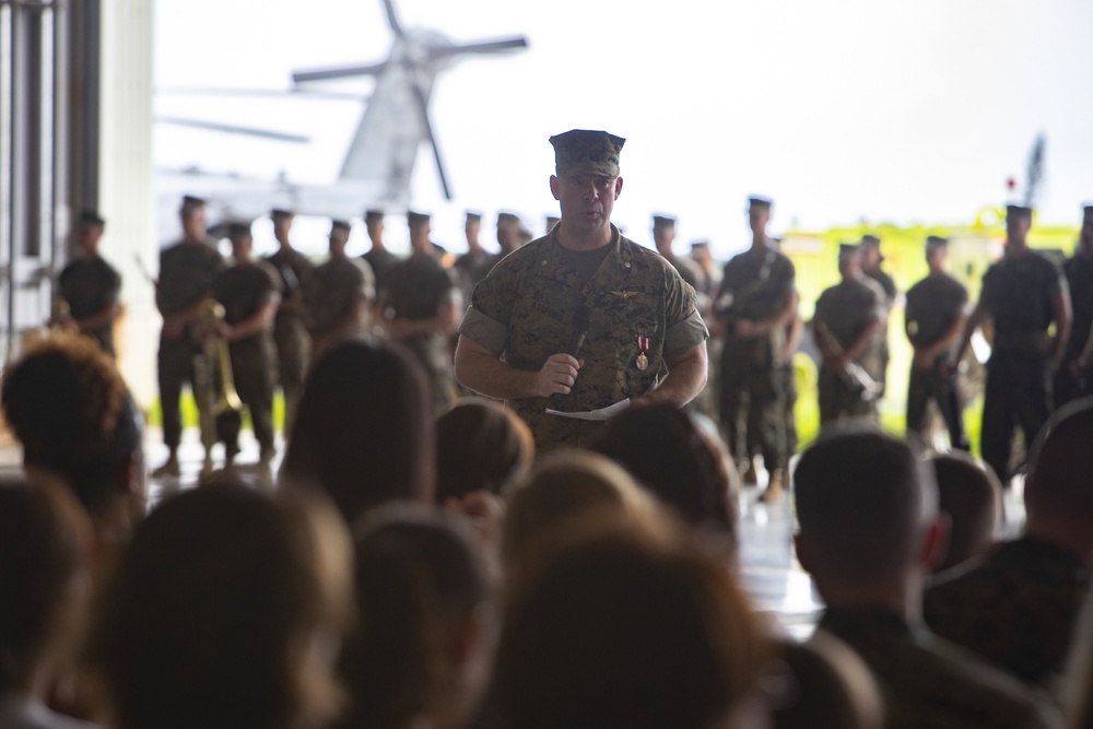 Headquarters and Headquarters Squadron Hosts Change of Command Ceremony