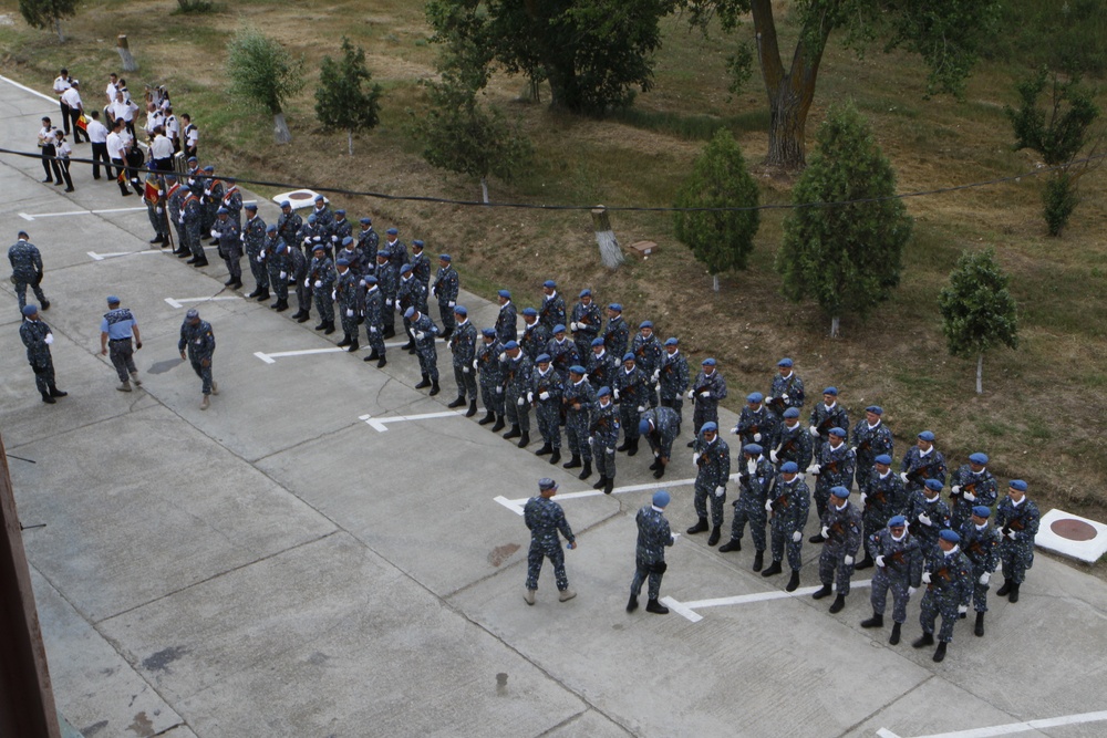 Romanian Air Force forms up on Distinguished Visitors Day