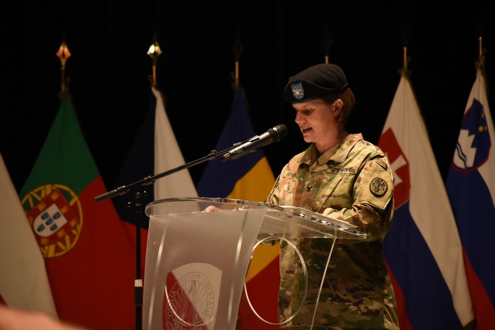 DVIDS News COL Kathleen Spangler assumes command of SHAPE