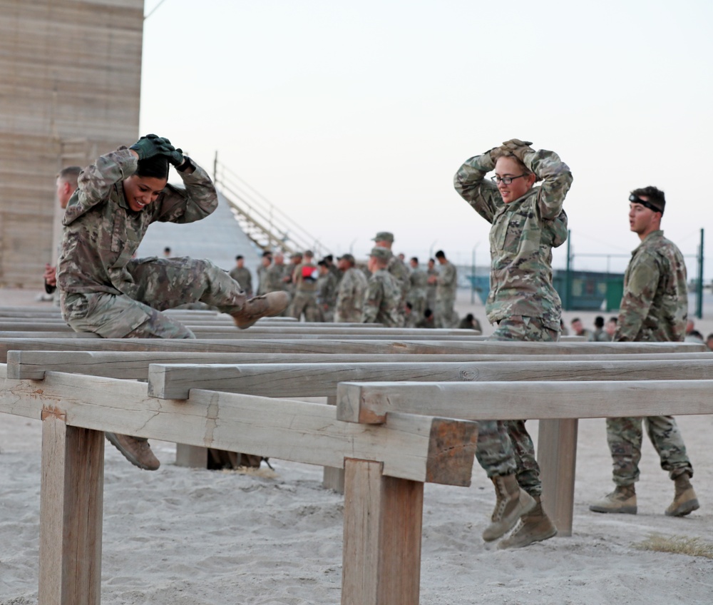 4-10 CAV Conducts Air Assault Obstacle Course During Spur Ride