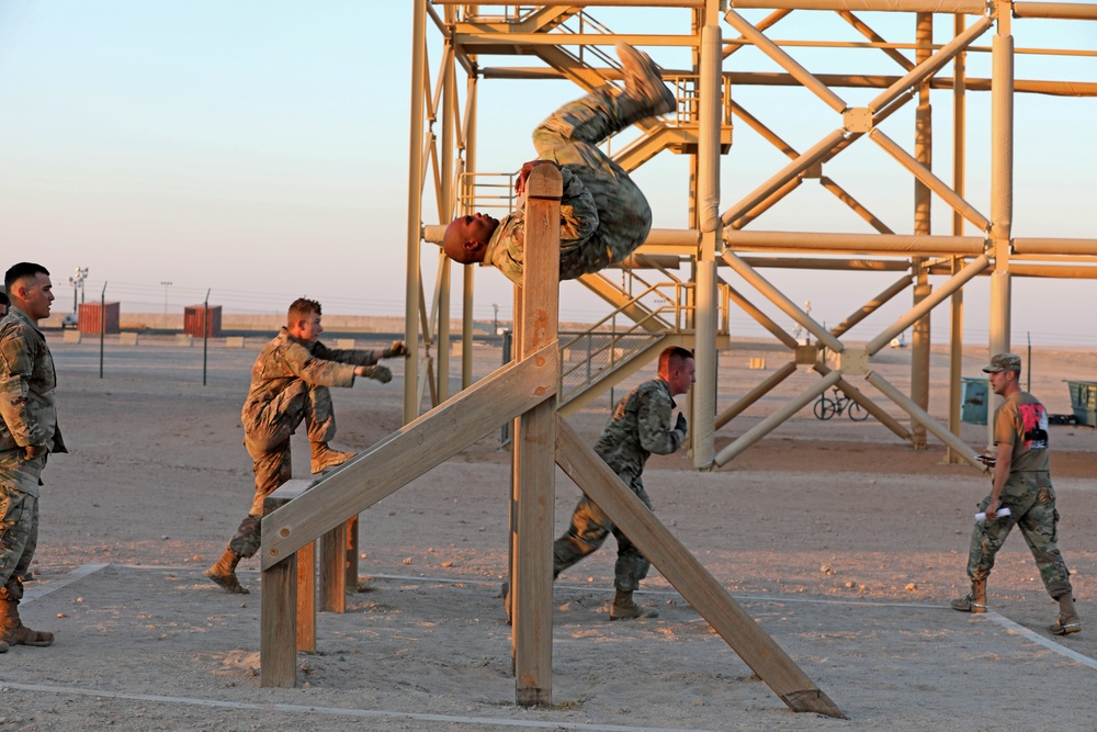 4-10 CAV Conducts Air Assault Obstacle Course During Spur Ride