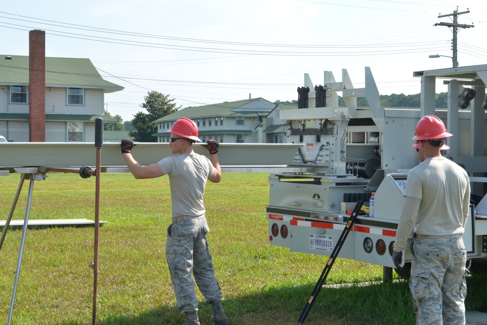 210th and 203rd REDHORSE at Camp Pendleton, Va.