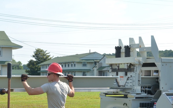 210th and 203rd REDHORSE at Camp Pendleton, Va.