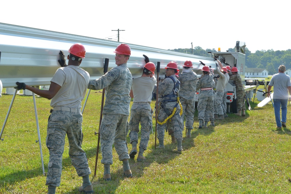 210th and 203rd REDHORSE at Camp Pendleton, Va.