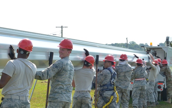 210th and 203rd REDHORSE at Camp Pendleton, Va.