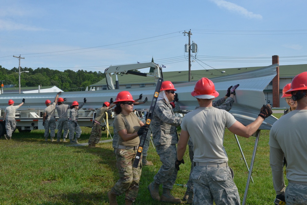 210th and 203rd REDHORSE at Camp Pendleton, Va.