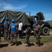 Mongolian soldiers participate in convoy escort training