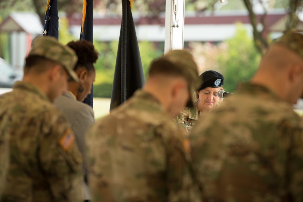 AFNORTH B Co Change of Command