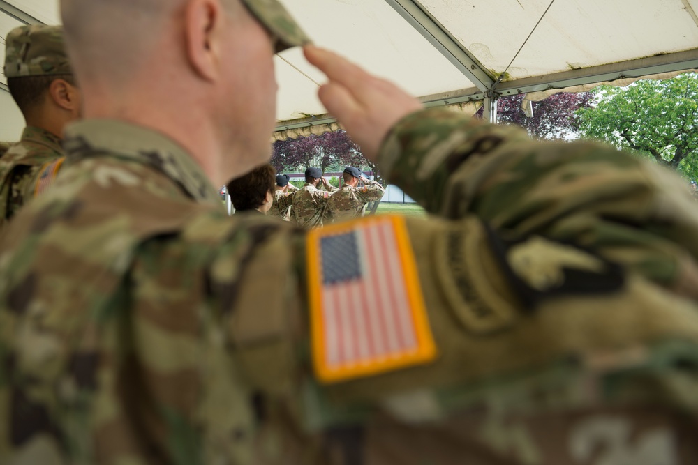 AFNORTH B Co Change of Command