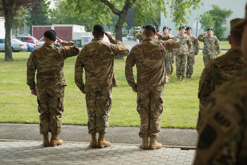 AFNORTH B Co Change of Command