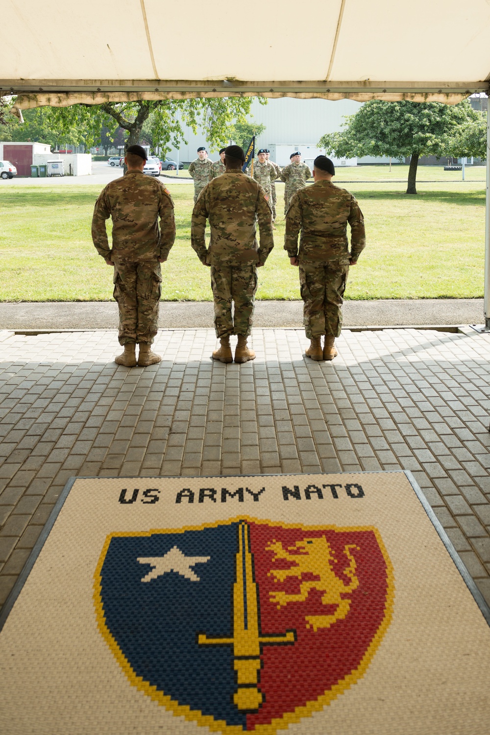 AFNORTH B Co Change of Command