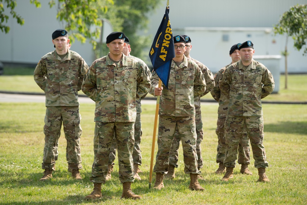 AFNORTH B Co Change of Command